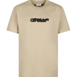Off-White - Creme Brulee Spray Arrow T-Shirt - Exclusive Luxury Collection - Avvenice