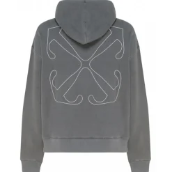 Off-White - Grey Arrows Hoodie - Exclusive Luxury Collection - Avvenice