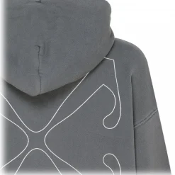 Off-White - Grey Arrows Hoodie - Exclusive Luxury Collection - Avvenice