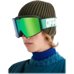 Off-White - Mirrored-Lens Ski Goggles - Green - Sunglasses - Luxury - Off-White Eyewear - Avvenice