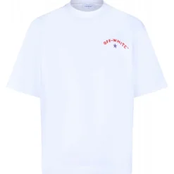 Off-White - White Star Arrow T-Shirt - Exclusive Luxury Collection - Avvenice