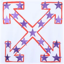 Off-White - White Star Arrow T-Shirt - Exclusive Luxury Collection - Avvenice