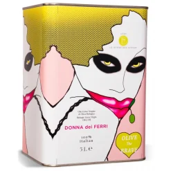 Olio le Donne del Notaio - Olive the Brave - Tin - Extra Virgin Olive Oil - Artisan - Italian High Quality - 3 l - Avvenice