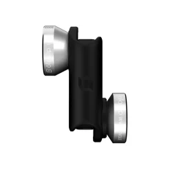 olloclip - 4 in 1 Lens Set - Silver / Black Clip - iPhone 6 / 6s / 6 Plus / 6s Plus - Fisheye Wide-Angle Macro - Lens Set - Avvenice
