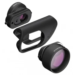 olloclip - Active Lens Set - Black Lens / Black Clip - iPhone 8 / 7 / 8 Plus / 7 Plus - Fisheye Wide-Angle Tele - Lens Set - Avvenice