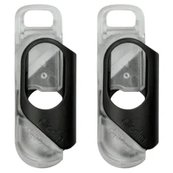 olloclip - iPhone 8 / 7 Clip + Pendant Stand (No Case) - Black Clip / Clear Pendant Stand - Double Pack - Professional Clip - Avvenice