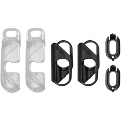 olloclip - iPhone 8 / 7 Clip + Pendant Stand (No Case) - Black Clip / Clear Pendant Stand - Double Pack - Professional Clip - Avvenice