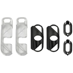 olloclip - iPhone 8 / 7 Clip + Pendant Stand (Case) - Black Clip / Clear Pendant Stand - Double Pack - Professional Clip - Avvenice