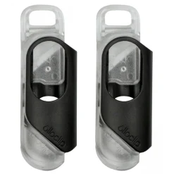 olloclip - iPhone 8 Plus / 7 Plus Clip + Pendant Stand (No Case) - Black Clip / Clear Stand - Double Pack - Professional Clip - Avvenice