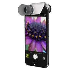 olloclip - Macro Pro Lens Set - White / White Clip - iPhone 6 / 6s / 6 Plus / 6s Plus - Macro 7X 14X 21X - Lens Set - Avvenice