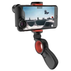 olloclip - Pivot - Black / Red - iPhone - GoPro - Samsung - Professional Staff Foto Video - Avvenice