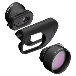 olloclip - Vista Lens Set - Black Lens / Black Clip - iPhone 8 / 7 / 8 Plus / 7 Plus - Telephoto and Super-Wide - Lens Set - Avvenice