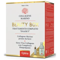 Optima Naturals - Marine Collagen - Beauty Box - In & Out - Anti Aging Organic Treatment - Natural Lifting Effect - Avvenice