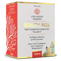Optima Naturals - Marine Collagen - Beauty Box - In & Out - Anti Aging Organic Treatment - Natural Lifting Effect - Avvenice