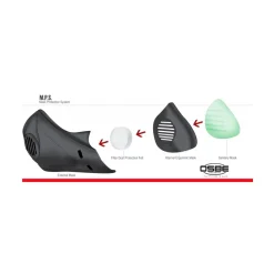 Osbe Italy - Karma M.P.S. - Shiny White - Motorcycle Helmet - Covid-19 - High Quality - Made in Italy - Avvenice