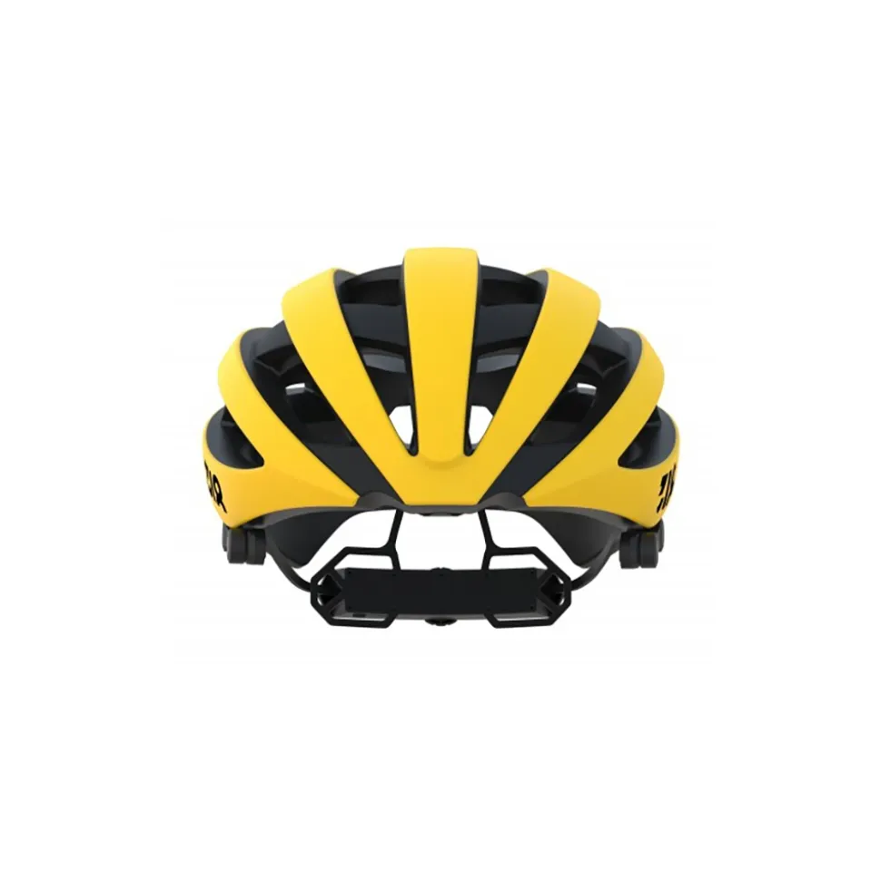 Osbe Italy - Light 318 + IBTHFC - Wireless Bluetooth - Yellow - Bicycle Helmet - High Quality - Made in Italy - Avvenice