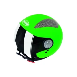 Osbe Italy - Summer Green Fluo - Motorcycle Helmet - High Quality - Made in Italy - Avvenice