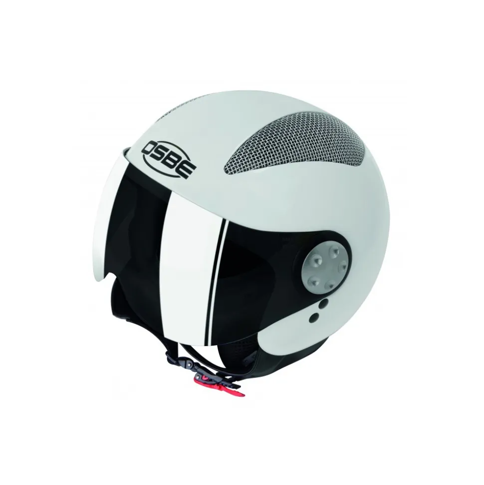 Osbe Italy - Summer White Pearl - Motorcycle Helmet - High Quality - Made in Italy - Avvenice