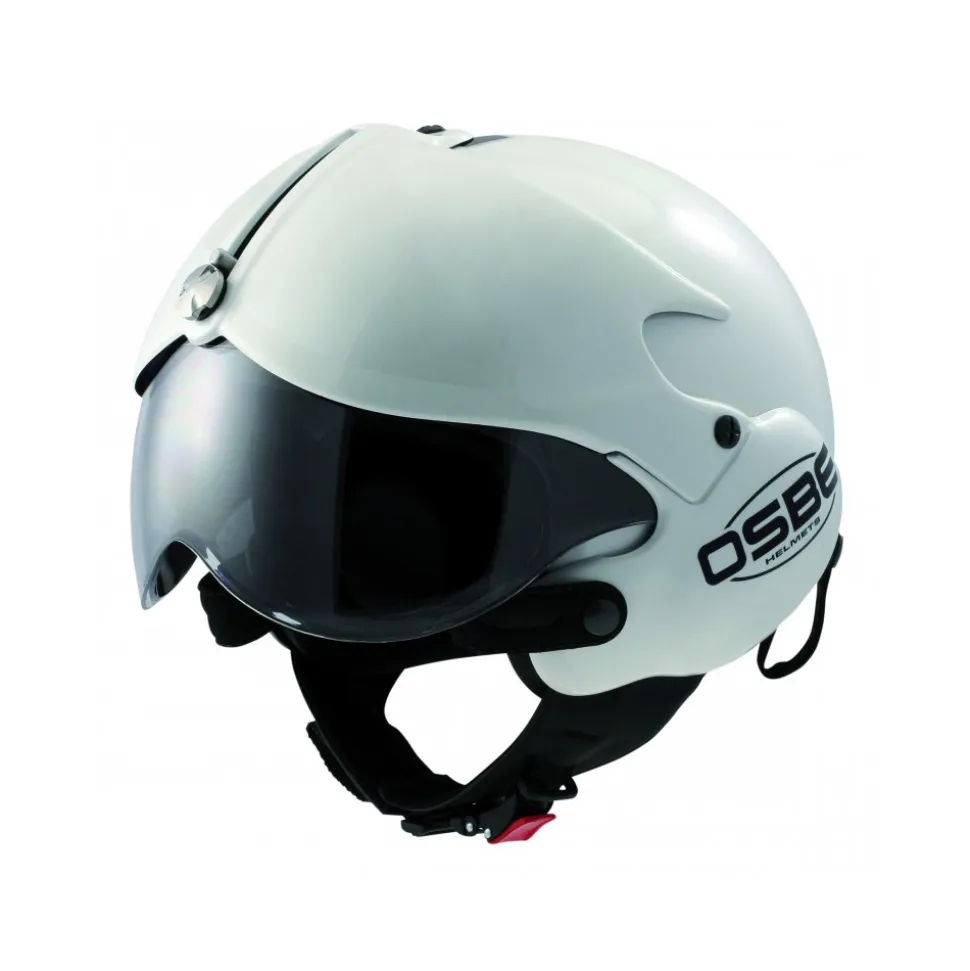 Osbe Italy - Tornado White - Motorcycle Helmet - High Quality - Made in Italy - Avvenice