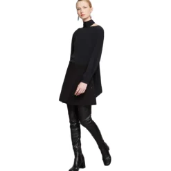 Ottod'Ame - Blouse with Neck Sash Detail - Black - Shirt - Luxury Exclusive Collection - Avvenice