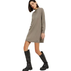 Ottod'Ame - Cashmere Blend Short Dress - Beige - Dresses - Luxury Exclusive Collection - Avvenice