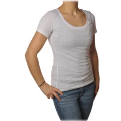 Ottod'Ame - Cotton Fitted Model T-Shirt - White - T-Shirt - Luxury Exclusive Collection - Avvenice