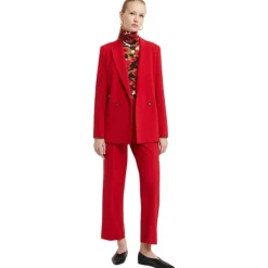 Ottod'Ame - Double Breasted Combed Wool Jacket - Red - Jacket - Luxury Exclusive Collection - Avvenice