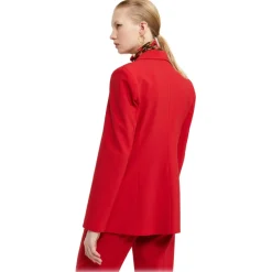 Ottod'Ame - Double Breasted Combed Wool Jacket - Red - Jacket - Luxury Exclusive Collection - Avvenice