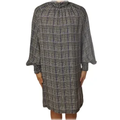 Ottod'Ame - Dress with Raglan Sleeves - Cream/Black - Dresses - Luxury Exclusive Collection - Avvenice