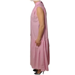 Ottod'Ame - Dress With V Neckline - Pink - Dresses - Luxury Exclusive Collection - Avvenice