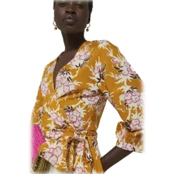 Ottod'Ame - Floral Fantasy Cotton Shirt - Orange - Shirt - Luxury Exclusive Collection - Avvenice