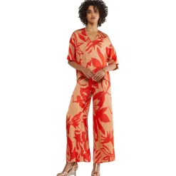 Ottod'Ame - Floral Patterned Viscose Shirt - Beige/Red - Shirt - Luxury Exclusive Collection - Avvenice