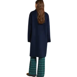 Ottod'Ame - Long Double-Breasted Unlined Coat - Blue - Jacket - Luxury Exclusive Collection - Avvenice