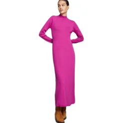 Ottod'Ame - Long Dress in Stretch Jersey - Fuxia - Dresses - Luxury Exclusive Collection - Avvenice