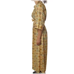 Ottod'Ame - Long Dress With Korean Collar - Yellow - Dresses - Luxury Exclusive Collection - Avvenice