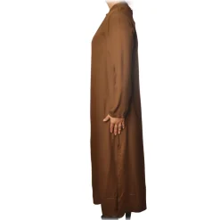 Ottod'Ame - Long Straight Dress - Tobacco - Dresses - Luxury Exclusive Collection - Avvenice
