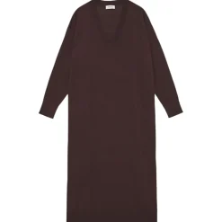 Ottod'Ame - Merino Wool Long Dress - Brown - Dresses - Luxury Exclusive Collection - Avvenice