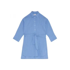Ottod'Ame - Oversized Shirt Dress - Light Blue - Dresses - Luxury Exclusive Collection - Avvenice