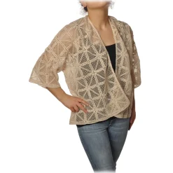 Ottod'Ame - Shirt in Perforated Yarns - White - Shirt - Luxury Exclusive Collection - Avvenice