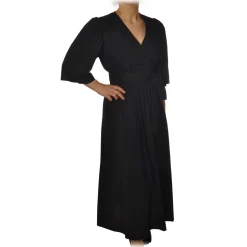 Ottod'Ame - Short Dress Iin Light Cotton Fabric - Black - Dresses - Luxury Exclusive Collection - Avvenice