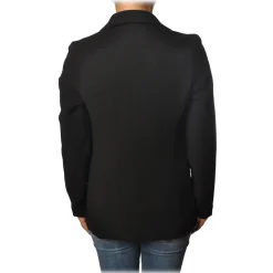 Ottod'Ame - Single Breasted One Button Jacket - Black - Jacket - Luxury Exclusive Collection - Avvenice