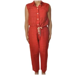 Ottod'Ame - Sleveless Short Dress - Red - Dresses - Luxury Exclusive Collection - Avvenice