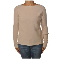 Ottod'Ame - Sweater in Strech Yarn - Powder Pink - Sweater - Luxury Exclusive Collection - Avvenice