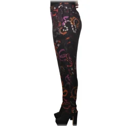 Ottod'Ame - Trousers in Abstract Pattern - Purple - Trousers - Luxury Exclusive Collection - Avvenice