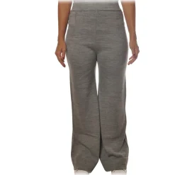 Ottod'Ame - Trousers in Mesh Fabric - Grey - Trousers - Luxury Exclusive Collection - Avvenice