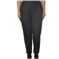 Ottod'Ame - Trousers with Elastic Waist - Blue - Trousers - Luxury Exclusive Collection - Avvenice