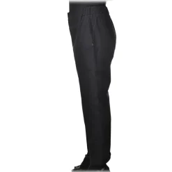 Ottod'Ame - Trousers with Elastic Waist - Blue - Trousers - Luxury Exclusive Collection - Avvenice