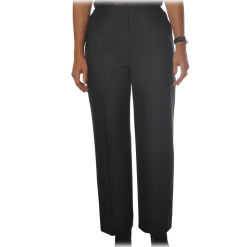 Ottod'Ame - Trousers with Elastic - Black - Trousers - Luxury Exclusive Collection - Avvenice