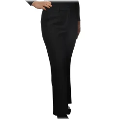 Ottod'Ame - Trousers with Trumpet Bottom - Black - Trousers - Luxury Exclusive Collection - Avvenice