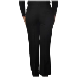 Ottod'Ame - Trousers with Trumpet Bottom - Black - Trousers - Luxury Exclusive Collection - Avvenice